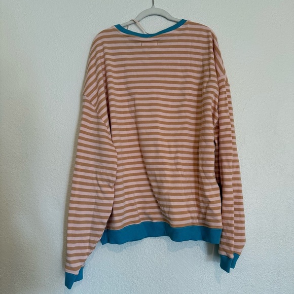 NWOT Free People Womens Classic Striped Crew Latte Combo - Picture 6 of 16